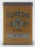 Vintage Tuxedo Pure Mint Yellow 3 1/4" Tall Tin Metal Spice Container
