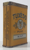 Vintage Tuxedo Pure Mint Yellow 3 1/4" Tall Tin Metal Spice Container