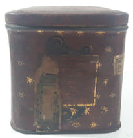 Antique T & B Renowned One Pound Myrtle Cut Tobacco Tin Metal Container