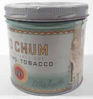 Vintage Imperial Tobacco Canada D. Ritchie & Co Old Chum Virginia Flake Cut Smoking Tobacco Tin Metal Can