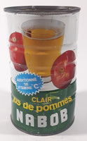 Vintage Nabob Clear Apple Juice Vitamin "C' Added 7" Tall Metal Can