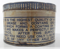 ﻿Antique Imperial Oil Mica Axle Grease One Pound 4" Metal Can Made in Canada