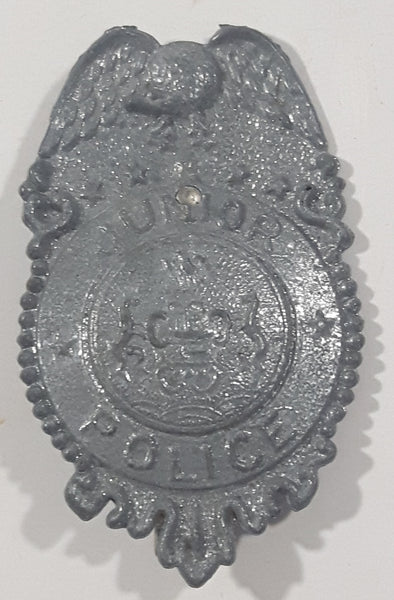 Vintage 1940s Junior Police Cast Lead Metal Badge Pin