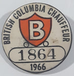 Vintage 1966 British Columbia Class B Chauffeur License Badge Pin 1864