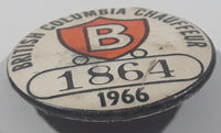 Vintage 1966 British Columbia Class B Chauffeur License Badge Pin 1864