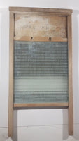 Antique Chief Brand Wood Framed Glass Washboard 12 1/4" x 24"
