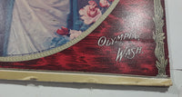 Vintage Olympia Beer 19 1/2" x 26 1/2" Foam Backed Poster Picture Sign
