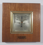 Vintage Guinness Beer 8 3/4" x 8 3/4" Oak Wood Wall Plaque Barometer British Made