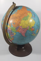 Vintage 1950s Replogle 12" Reference Globe with Metal Base