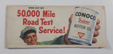 Vintage 1950s Travel with Conoco Colorado Road Map 18" x 26 1/4"