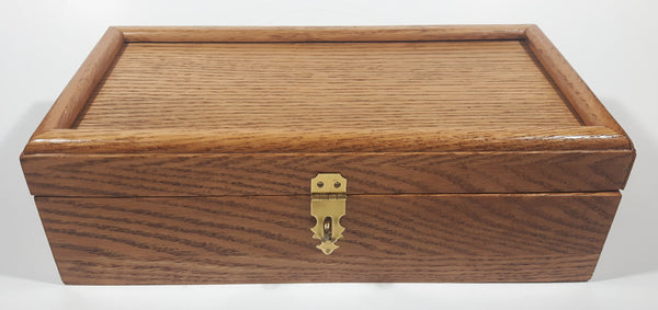 Oak Wood 10 1/2" Jewelry Box