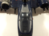 Vintage 1984 Hasbro G.I. Joe Z06 Rattler Wild Weasel 17" Long Dark Blue Plastic Air Plane