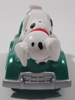 2000 McDonald's Disney 101 Dalmatians #46 Dog on Top of Green Car 4" Long Toy Car