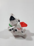 2000 McDonald's Disney 102 Dalmatians #53 Dog with Red Christmas Bulb in Mouth 2 1/2" Tall Toy Figure