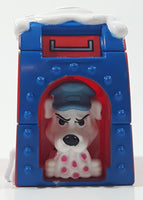 2000 McDonald's Disney 102 Dalmatians Mail Dog House Red and Blue 2 5/8" Tall Toy Figure