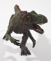 Dark Green Velociraptor 6" Long Dinosaur Toy Figure