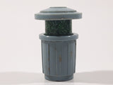 Vintage Muppets Inc Sesame Street Oscar The Grouch in Twist Pop Garbage Can 1 1/2" Tall Toy Figure