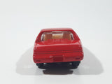 Vintage Soma Pontiac Fiero Turbo Red Die Cast Toy Car Vehicle with Opening Doors