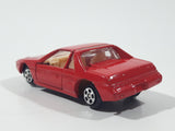 Vintage Soma Pontiac Fiero Turbo Red Die Cast Toy Car Vehicle with Opening Doors