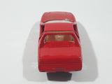 Vintage Soma Pontiac Fiero Turbo Red Die Cast Toy Car Vehicle with Opening Doors