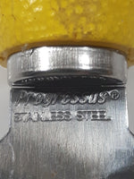 Progressus Lemon Shaped 4 3/4" Long Stainless Steel Lemon Zest Bar Tool