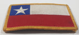 Vintage Chile Flag 2" x 3 1/4" Velcro Fabric Patch Badge
