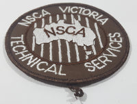 Vintage NSCA National Safety Council of Australia Technical Services 3 5/8" Fabric Patch Badge