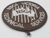 Vintage NSCA National Safety Council of Australia Technical Services 3 5/8" Fabric Patch Badge