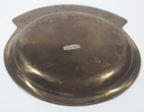 Vintage 1970s Small Change Brass Metal Coin Dish Tray