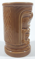 Vintage 1960s Orchids of Hawaii R91 Tiki God 5 1/4" Tall Glazed Ceramic Cup Made in Japan