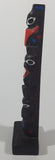 Vintage Alaska Hand Painted Aboriginal Art 8 3/4" Resin Carved Wood Look Totem Pole