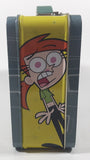 2003 Viacom Nickelodeon The Fairly Odd Parents Poof! Embossed Tin Metal Lunch Box