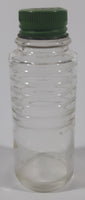 Antique Watkins Since 1868 4 3/8" Tall Ringed Glass Apothecary Bottle with Metal Lid