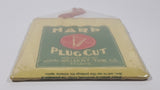 Antique John Weisert Tob Co. St. Louis Harp Plug Cut Cloth Bag 4 1/4" x 7 1/4" Store Advertisement Sign