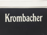 Rare Krombacher German Beer 19 1/2" x 28" Chalkboard Sign