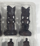 Hawaiian Monarchy Collectors Edition Kamehameha I King of Hawaii Queen Tiki Warriors and Gods Carved Resin Chess Set (32 Pieces) White Queen Missing Hand