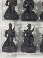 Hawaiian Monarchy Collectors Edition Kamehameha I King of Hawaii Queen Tiki Warriors and Gods Carved Resin Chess Set (32 Pieces) White Queen Missing Hand