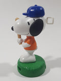2018 McDonald's Peanuts #4 Baseball Player Snoopy 4 1/4" Tall Toy Figure