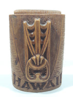 Vintage Coco Joe's Hawaii Tiki God 4" Tall Hapa Wood Napkin Holder