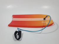 Battat Our Generation Gabe Surf Board Skimboard Orange with White Stripes Miniature 4 3/4" x 9 3/4" Toy For 18" Doll