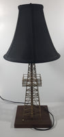 Oil Derrick Drilling Rig Tower 21 1/2" Tall Table Lamp