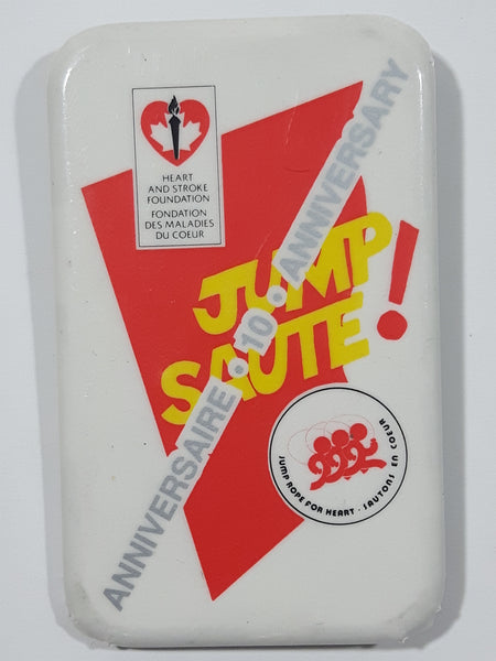 Heart And Stroke Foundation Jump Rope For Heart 1 5/8" x 2 3/4" Pin