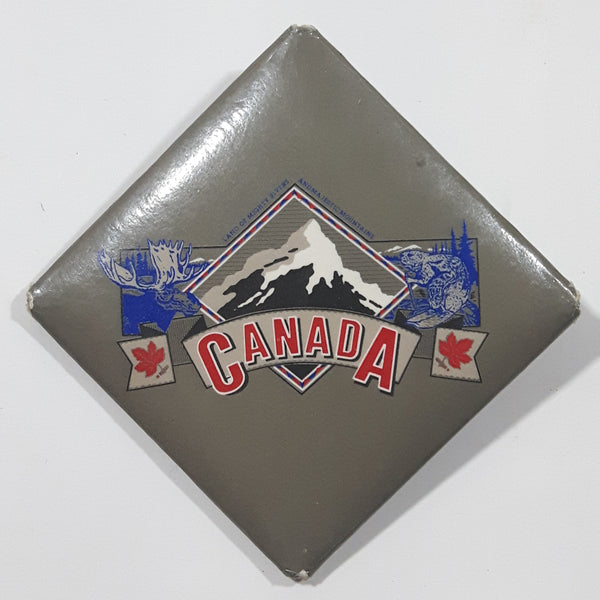 Canada Land of Mighty Rivers and Majestic Mountains 2 1/8" x 2 1/8" Pin