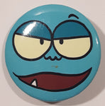 Character with Blue Face and Single Fang 1 3/8" Round Button Pin