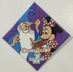 Disneyland Pacific Hotel Character Dining '97 Minnie Mouse and Merlin Wizard 2 5/8" x 2 5/8" Pin