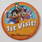 Disneyland Resort 1st Visit! 3" Round Button Pin