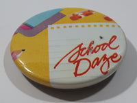 1985 Carlton Cards School Daze 1 5/8" Round Button Pin