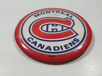 Vintage NHL Services Montreal Canadiens 3 3/8" Round Button Pin