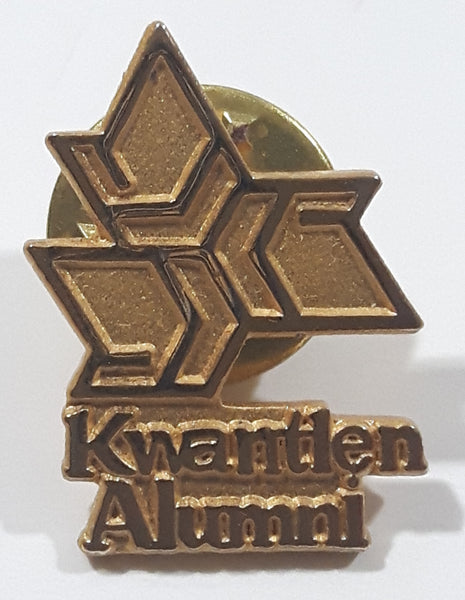 Kwantlen Alumni 1/2" x 3/4" Gold Tone Metal Pin