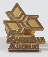 Kwantlen Alumni 1/2" x 3/4" Gold Tone Metal Pin